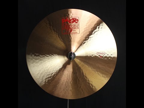 Paiste 18" 2002 Crash - 1467g (video demo) image 2