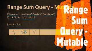 YouTube video 'Range Sum Query - Mutable | LeetCode 307 | Coders Camp'