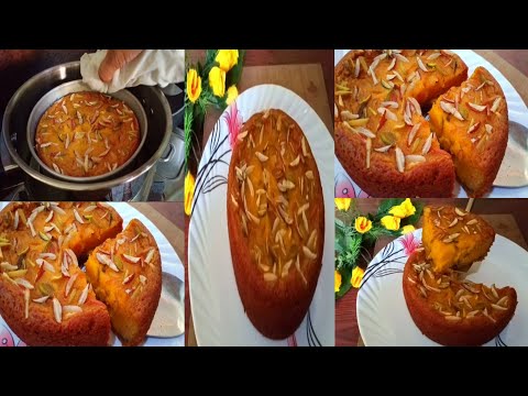 Mango Suji Cake in Blender|Soft & Sponge Mango Cake recipe|Mango Semolina Cake recipe