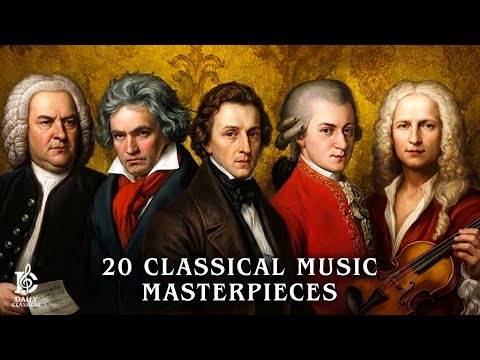 20 de capodopere ale muzicii clasice pentru relaxare și suflet | Bach, Chopin, Beethoven, Vivaldi