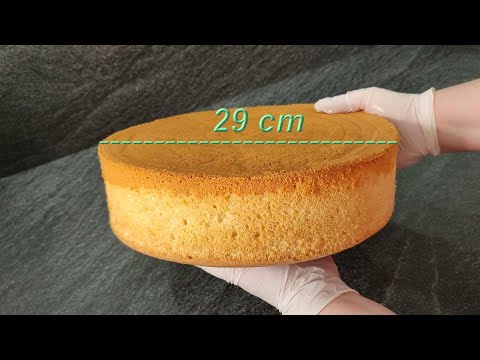 GROSSER schneller Biskuitboden ! Gelingt immer! Sie werden von dem Rezept begeistert!