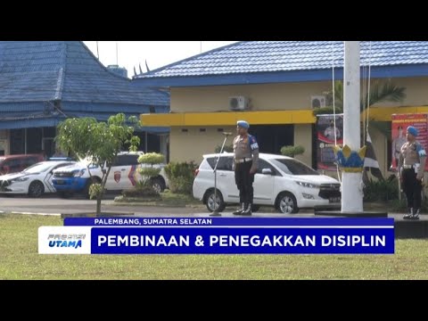 POLDA SUMATRA SELATAN APEL PENGAMANAN PEMILU SETERENTAK 2024