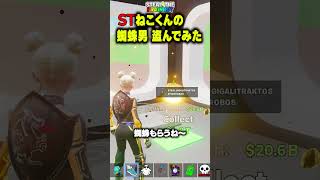 ねこくんの「蜘蛛」盗んでみた！！【フォートナイト/Fortnite】#ブレインロット #brainrot #stealthebrainrot