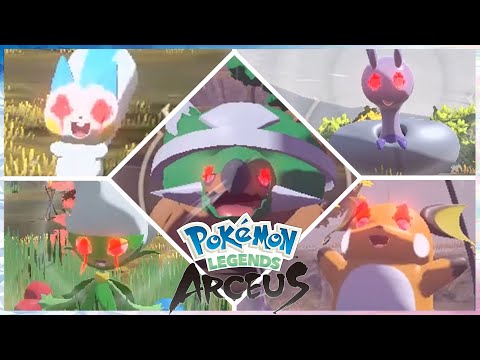 EVERY ALPHA POKÉMON IN THE CRIMSON MIRELANDS | POKÉMON LEGENDS ARCEUS