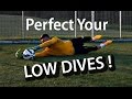 Low Diving | Goalkeeper Technique | Virtual Goalkeeper Coaching | GKeeping