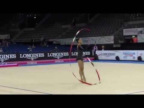 Serena Lu - Ribbon - 2015 World Rhythmic Gymnastics Championships - Qualification