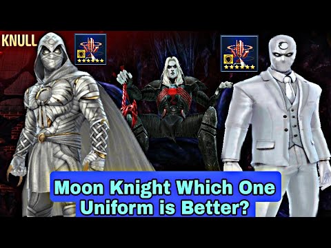 Moon Knight New Uniform Review | New Uniform VS Old Uniform Comparison - Marvel Future Fight