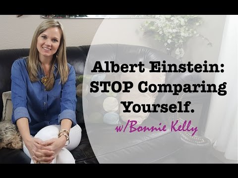 Check Out Albert Einstein's Advice To STOP Comparing Yourself. - Einstein's Greatest Quote Video