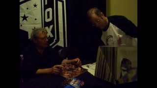Todd gets Terry Jones to sign his Monty Python Instant Record Collection LP