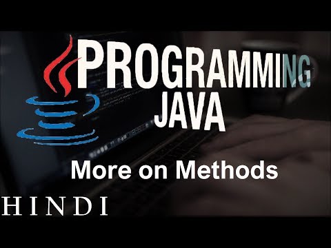 Java Tutorials 23 More on Methods हिन्दी