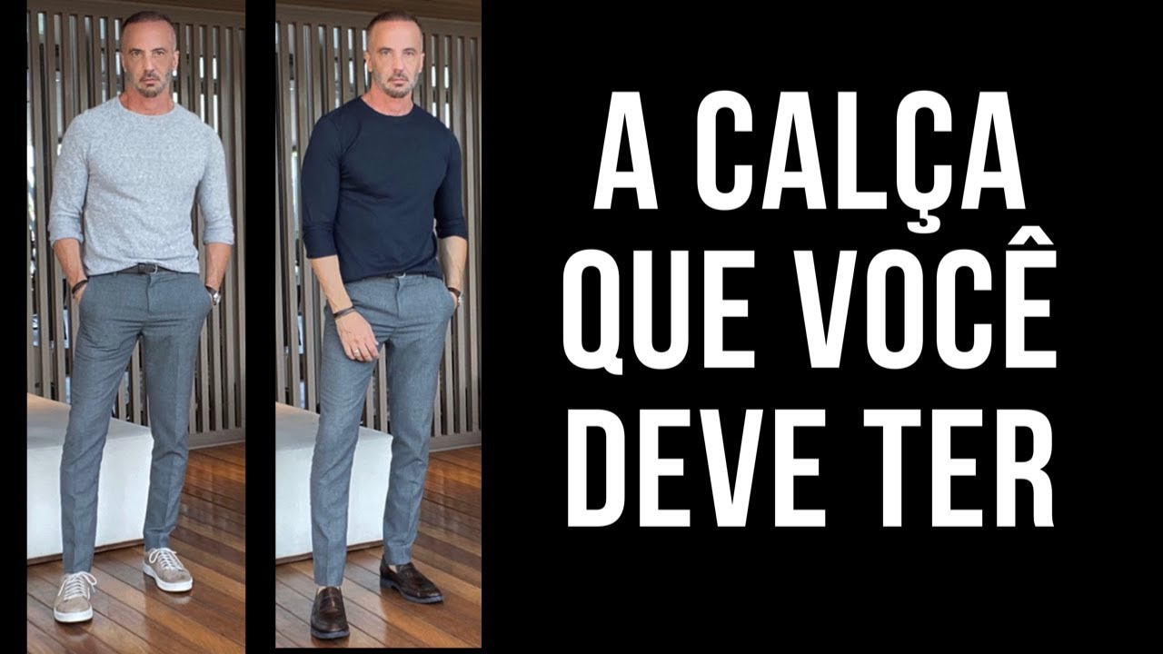 Calça Social Masculina: Porque ela pode ser uma peça coringa, cavalheiro...
