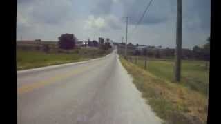 preview picture of video 'High-Speed Bike Ride Through Amish Country'
