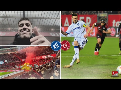 Pyro Show 🧨 + Brutal Choreo | Nuremberg - Karlsruher SC | Stadium Vlog | SixerMo