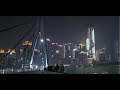 Driving at night on a busy shopping street in chongqing, China4K