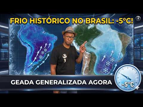 Inverno chegou mais cedo? Massa de Ar Polar derruba temperaturas em 9 estados!