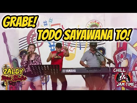 GRABE! TODO SAYAWAN NA TO! - DISCO DISCO NA - SABEL, RANDY & PRUDY JAM AT ZALDY MINI STUDIO
