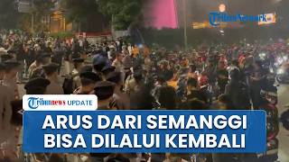 Massa Demo Perlahan Membubarkan Diri, Lalu Lintas dari Semanggi ke Bundaran HI Bisa Dilewati Lagi