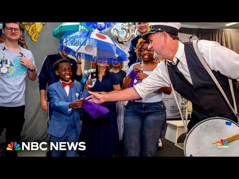 11-year-old boy marks successful bone marrow transplant with traditional New Orleans celebration
