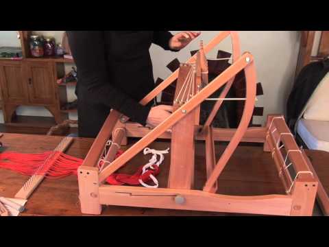 How to put a warp on your table loom Pt 1