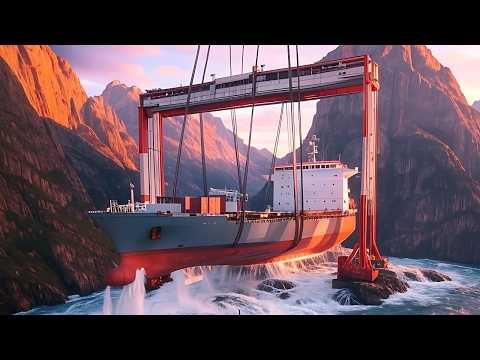 Ten Chiński Megaprojekt Przeraża Usa  Chiny Zbudowały Windę Dla Statków Nad Górami