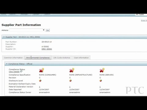 Windchill Compliance - PTC