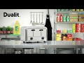 Video: Tostador de 4 ranuras Dualit Caterers Pop Up DK840