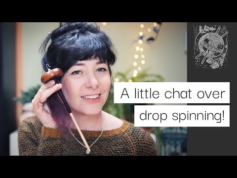 Chatting over some drop spinning | Heather & Hops Knitting Podcast