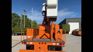 2001 International 4700 55' Boom Truck / Bucket Truck / Aerial Bucket Truck | Lot 2096 | Rangerbid