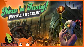 GETTING 100% IN - New 'n' Tasty Oddworld: Abe's Oddysee - RuptureFarms Walkthrough. and I die a lot