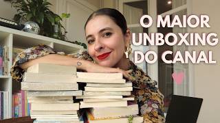 UNBOXING LITERÁRIO 📚✈️ 43 livros que trouxe na minha mala de viagem