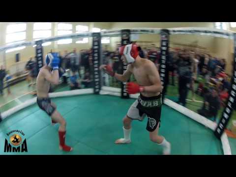 ALMMA 126 Świętochłowice Oczami sędziego Podwójne KO Junior 66 kg Kaczmarek K vs Stopka K