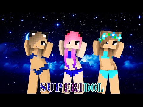 SUPER IDOL DANCE MEME : MINECRAFT ANIMATION | 3 PRO SADAKO SISTERS AND 3 HEROBRINES - MONSTER SCHOOL
