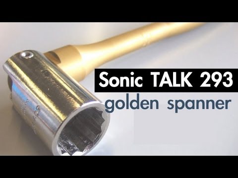 Sonic TALK 293 - 24 Carat Gold Spanner