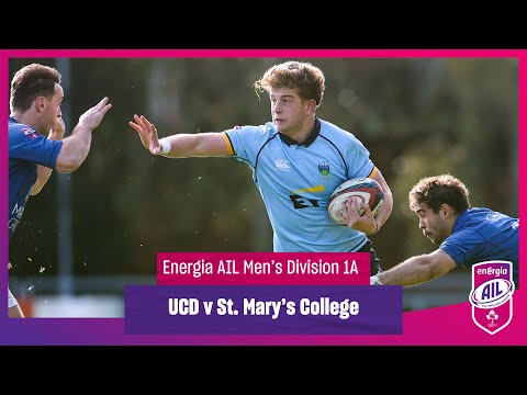 UCD v St. Mary's Col. - #EnergiaAIL Highlights Men's Div 1A Rd 4
