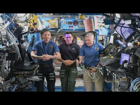 Expedition 69 Space Station Crew Answers Florida Student Questions May 25, 2023