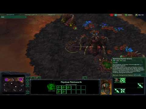 StarCraft 2 Strategies - Nydus Worm Remote Gather Tip(HD)