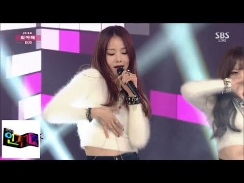 [EX ID] (EXID) up and down @ popular song Inkigayo 150104