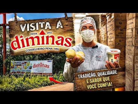 CONHEÇA A LATICÍNIOS DIMINAS - CONSELHEIRO PENA-MG | Aventuras do Mineirin
