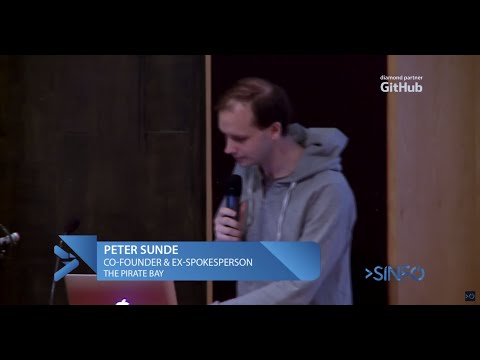 SINFO Conf 2015 - Peter Sunde (The Pirate Bay)
