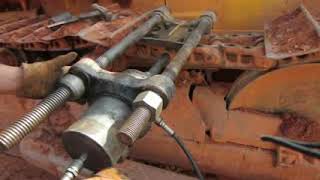 Portable track link press machine