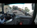 Bus Drive Coastal Cliff Italy 4K