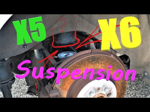 How to replace Air Suspension on BMW X5 X6 DIY