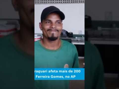 cheia do rio Araguari, ferreira Gomes Amapá 21 de maio de 2026