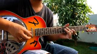 Video thumbnail for fender resonator fr50ce by Peh Boontun