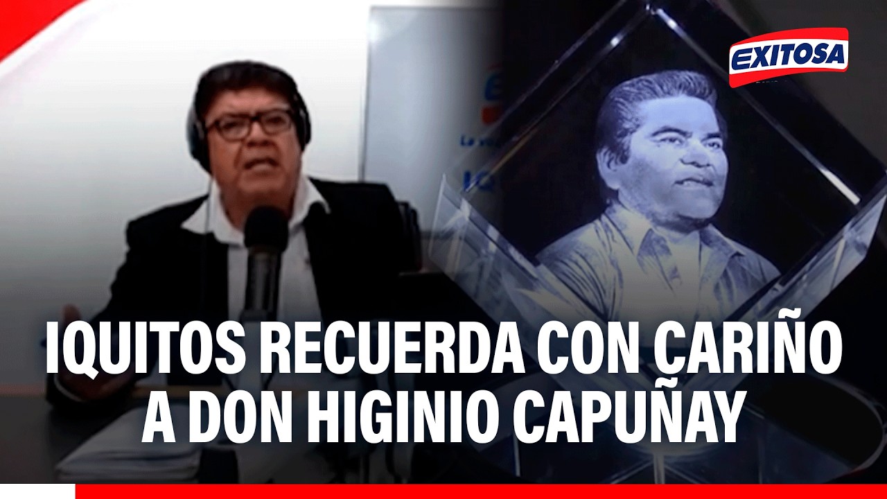 🔴🔵 Iquitos recuerda con cariño a don Higinio Capuñay, fundador de radio Exitosa