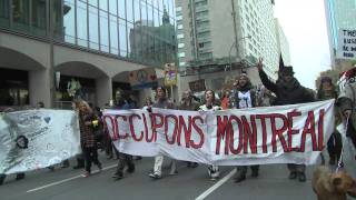 29 Oct. 2011 - Occupy Montreal March- short spots.mp4