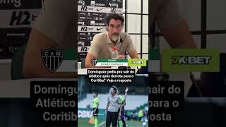 "BARBA" DOMÍNGUEZ RESPONDE SE PEDIU PARA DEIXAR O ATLÉTICO APÓS DERROTA PARA O CORITIBA
