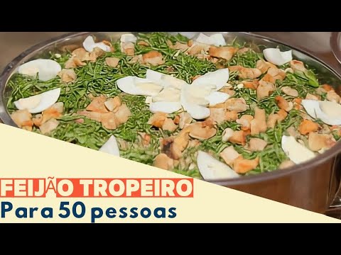 TROPEIRO BEANS FOR 50 PEOPLE, THE RIGHT AMOUNT!