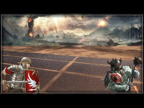 Mordor Army Invaded By Super Imperial Roman Army - Ultimate Epic Battle Simulator 2