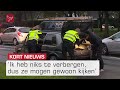 Massale politiecontrole, auto's worden binnenstebuiten gekeerd | Omroep Flevoland